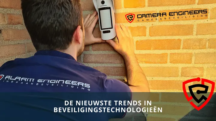 Installatie van beveiligings sensor in balkon