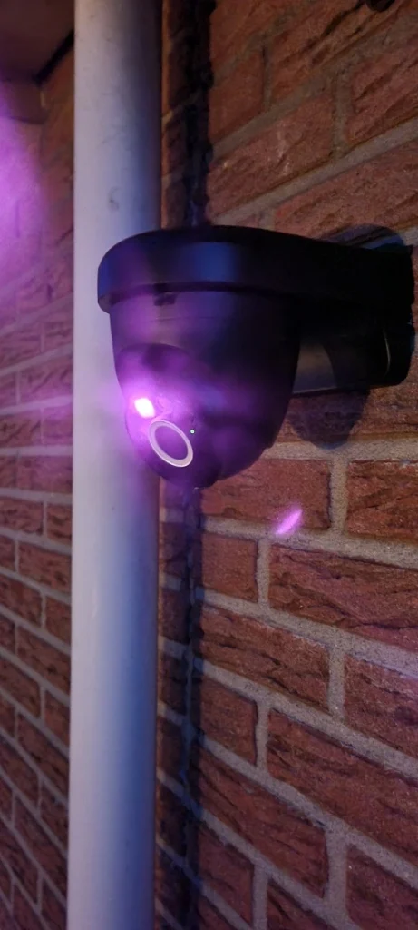 Infrarood camera in nacht