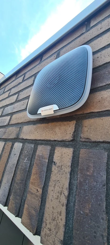 Sirene buitengevel woning